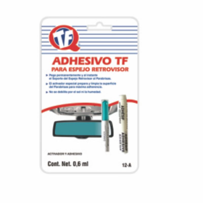 ADHESIVO PARA ESPEJO RETROVISOR 5ML. 12-A QTF      