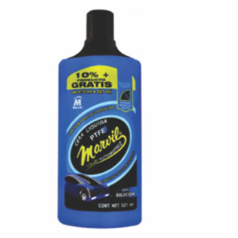 CERA LIQUIDA AUTO C/SILICON 473ML MARVIL           