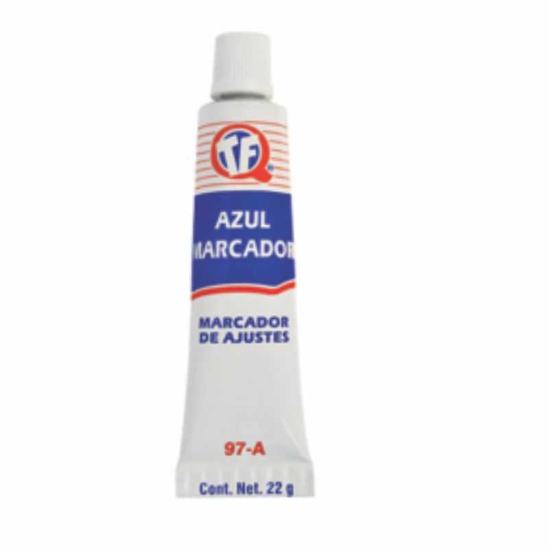 MARCADOR DE METAL AZUL TUBO 22 GRS.97-A QTF