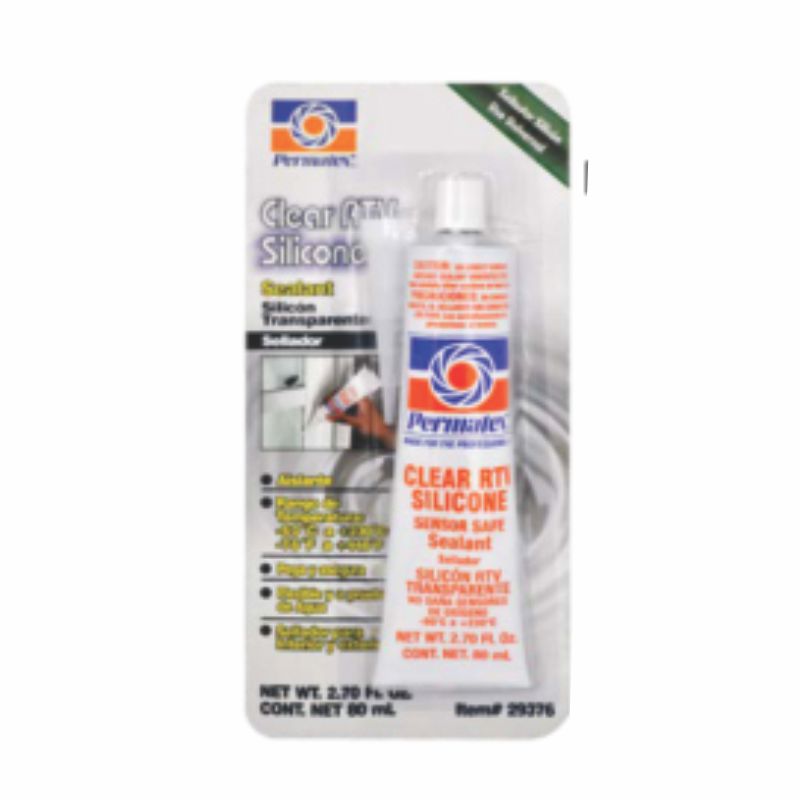 SILICON ALTA TEMPERATURA TRANSPARENTE 75GR 29376 PERMATEX