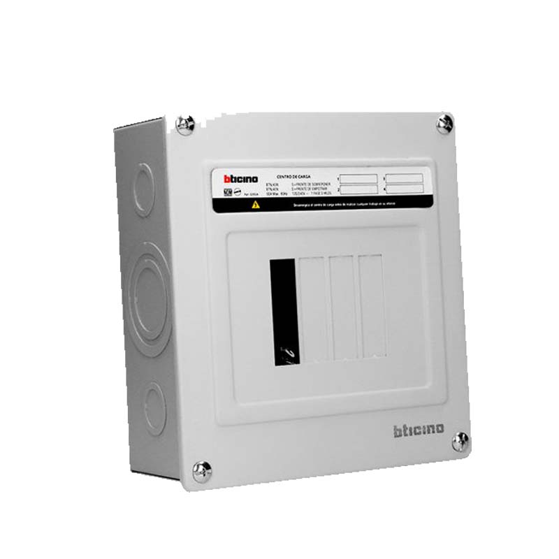 CENTRO CARGA 4 UNID. SOBREPONER BTN-4SN BTICINO    