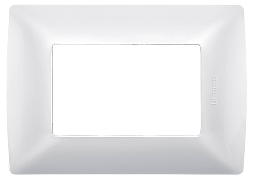 PLACA DE RESINA 3MOD QZ4803M3BN BLANCA MX BTICINO  