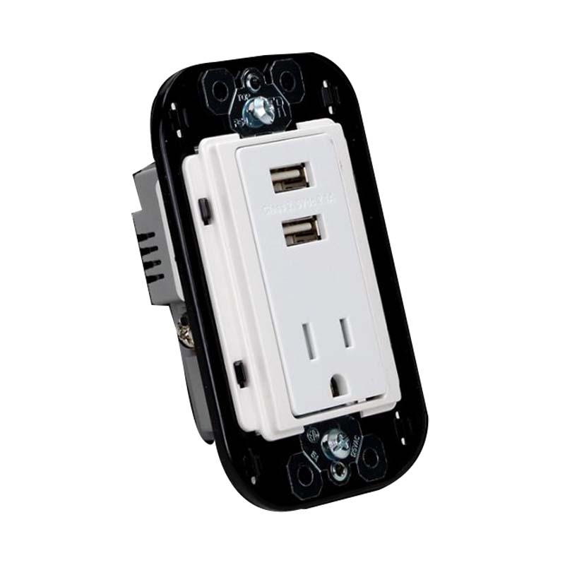 TOMA CORRIENTE USB 2.1AMP QZ4028USB MX BTICINO     