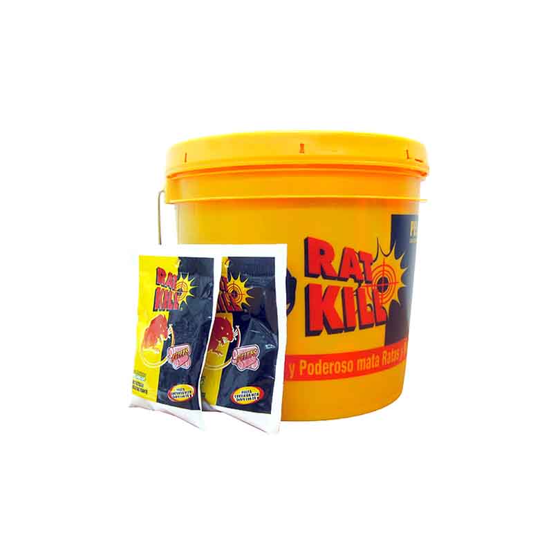 RAT-KILL PELETS CUBETA CON 50 SOBRES R-201         