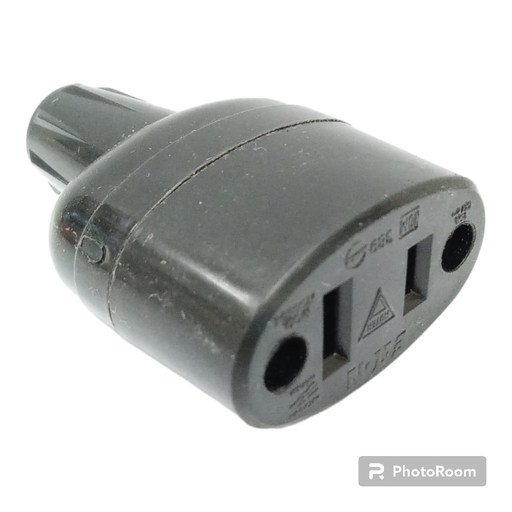 CONTACTO COLGANTE 15A 127V NEGRO WD0504