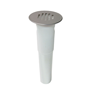 CONTRA PARA LAVABO PLASTICA 30-PA RUGO CON REJILLA ACERO INOXIDABLE