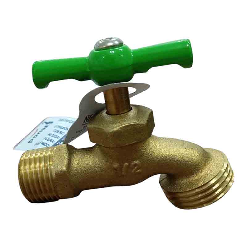 LLAVE CON ROSCA 1/2" CON COMPRESION 2-IVV RUGO