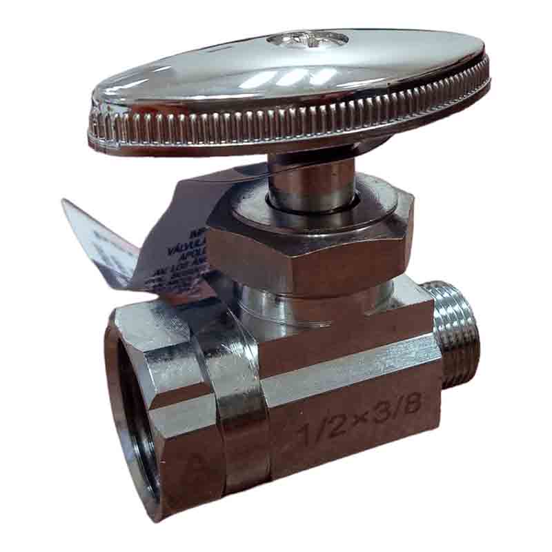 LLAVE CONTROL 25-IR RECTA 1/2X3/8 RUGO             