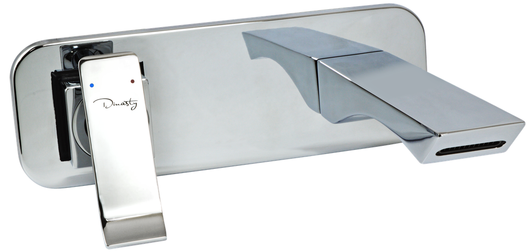 MEZCLADORA MONOM.LAVABO PARED CROMADA D130 DINASTY 