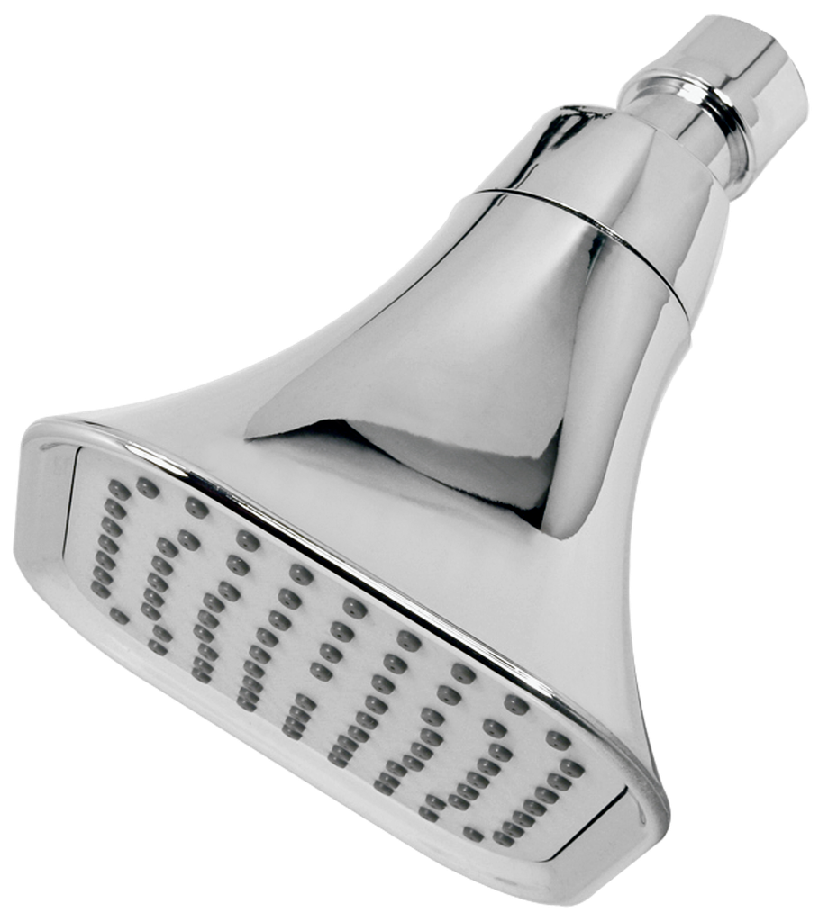 REGADERA PIRAMIDAL DE ABS CROMO 44-P RUGO          