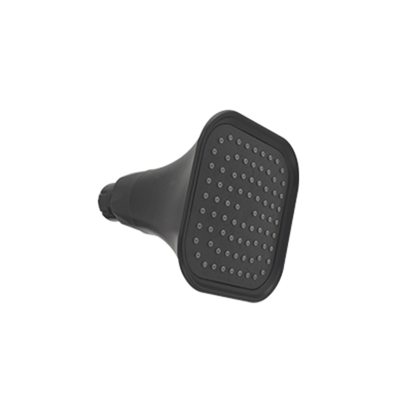 REGADERA PIRAMIDAL 95MM ABS 44-NP NEGRO RUGO       