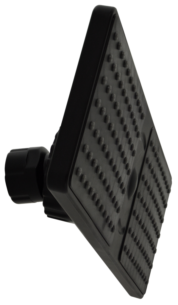 REGADERA RECTANGULAR 24X7.5CM ACABADO NEGRO 430-N DINASTY