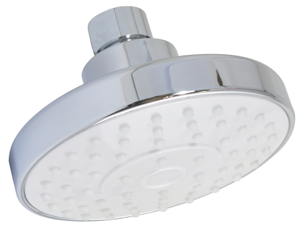 REGADERA REDONDA 4" 33005 ABS CROMO FONTANERY      