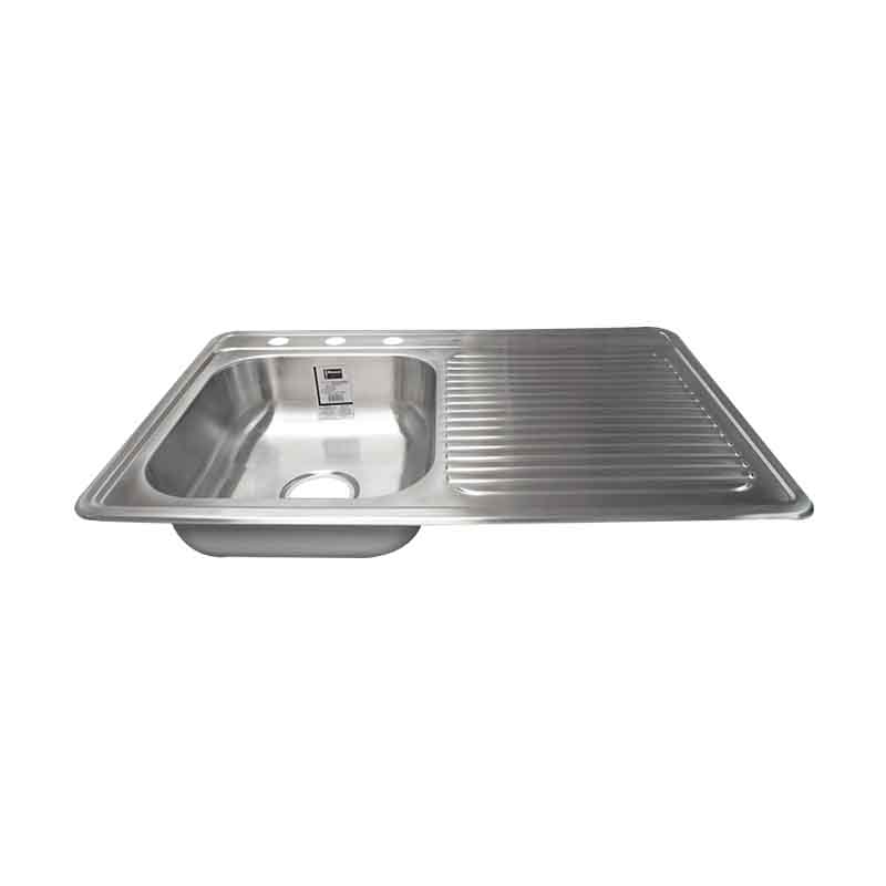 TARJA ACERO INOX. ESC. DERECHO 9-ED RUGO            