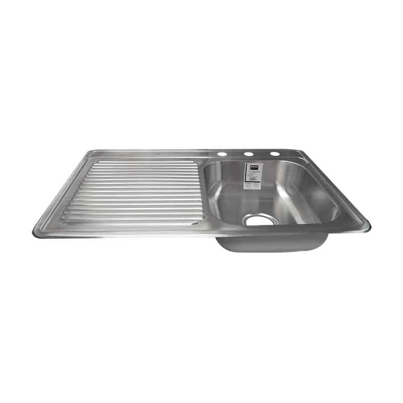 TARJA ACERO INOX. ESC.IZQUIERDO 9-EI RUGO             