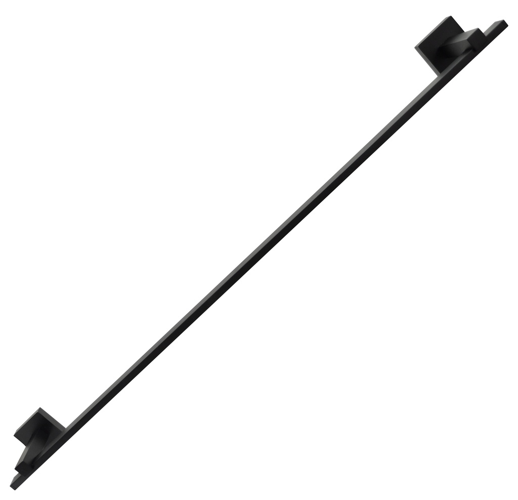 TOALLERO EN BARRA LATON N-801 NEGRO DINASTY        