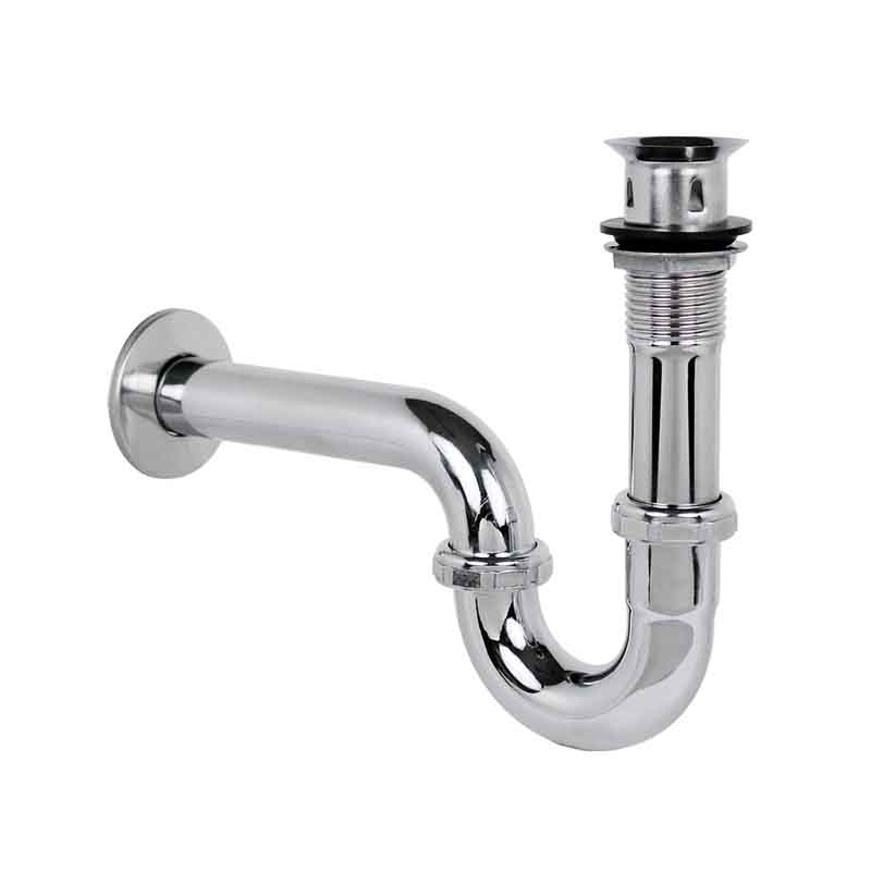 TRAMPA PARA LAVABO LATON CON CONTRA 29-B RUGO