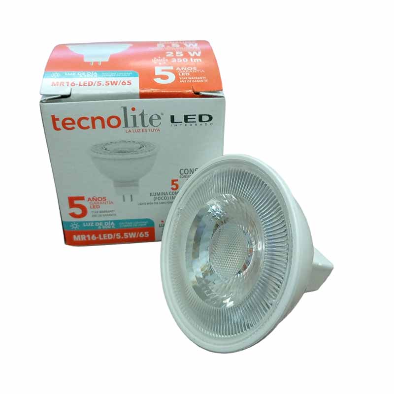 LAMPARA LED MR16-LEDE 5.5W/65 TECNOLITE