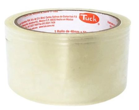 CINTA D/EMPAQUE TRANSP.T/182 48MM X 150MTS TUK     