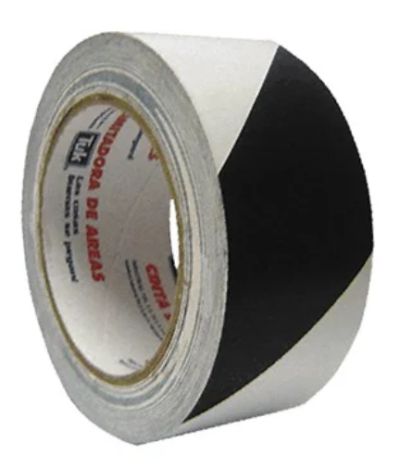 CINTA DELIMITADORA BLANCO/NEGRO 48MMX33M 340BL/NE TUK
