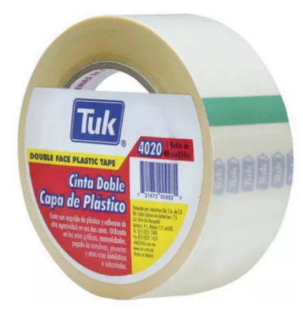 CINTA DOBLE CAPA 48MM X 50M 422006 TUK RESP.POLIES 