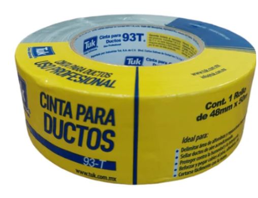 CINTA PARA DUCTOS TIPO 93-T 2"X50MTS. TUK