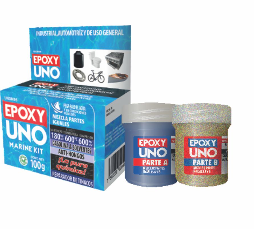 ADHESIVO EPOXY UNO USO GENERAL MARINO 100GRS UNOM98