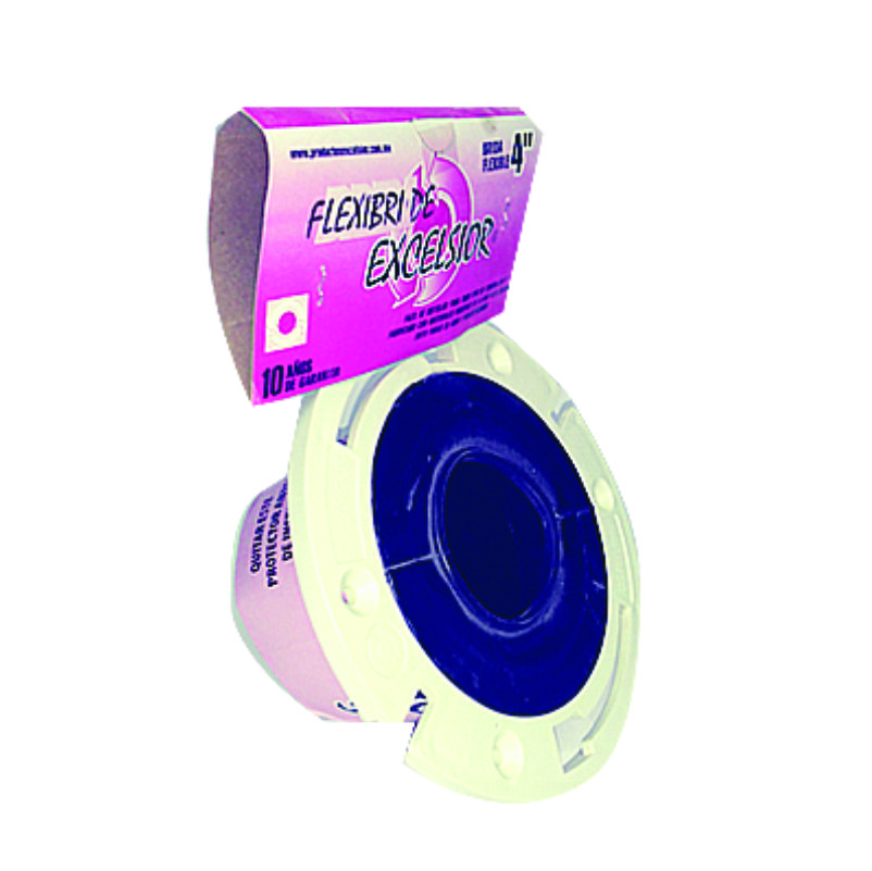 BRIDA PARA SANITARIO FLEXIBLE 4" EXCELSIOR