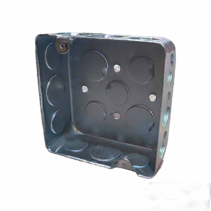CAJA CUADRADA GALVANIZADA DE 4" REFORZADA JVD280