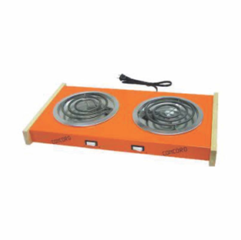 PARRILLA ELECTRICA DE 2 QUEMADORES MODELO CONCORD
