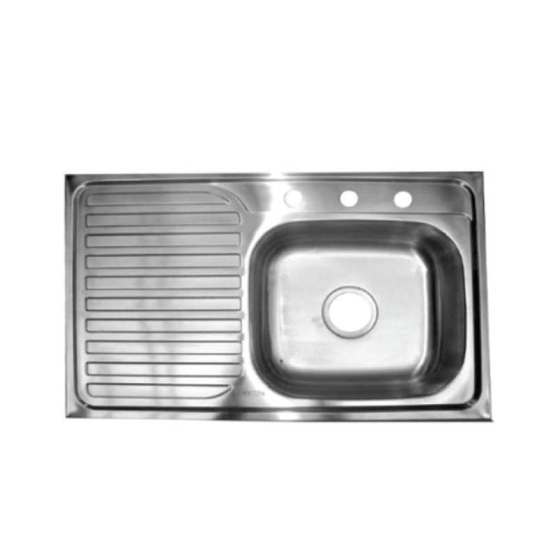 TARJA AC.INOX.ESCURRIDERO IZQUIERDO 80X50 CNX      