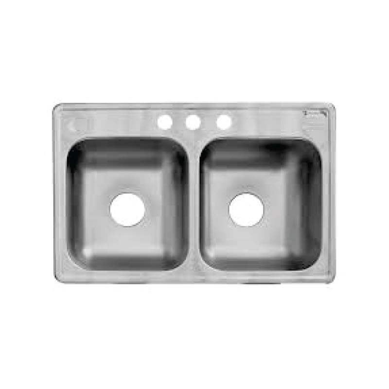 TARJA DOBLE ACERO INOXIDABLE 84 X 48 CNX