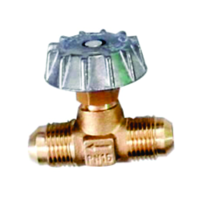 VALVULA D/AGUJA 5/16 X 5/16 BRONCE P/GAS           