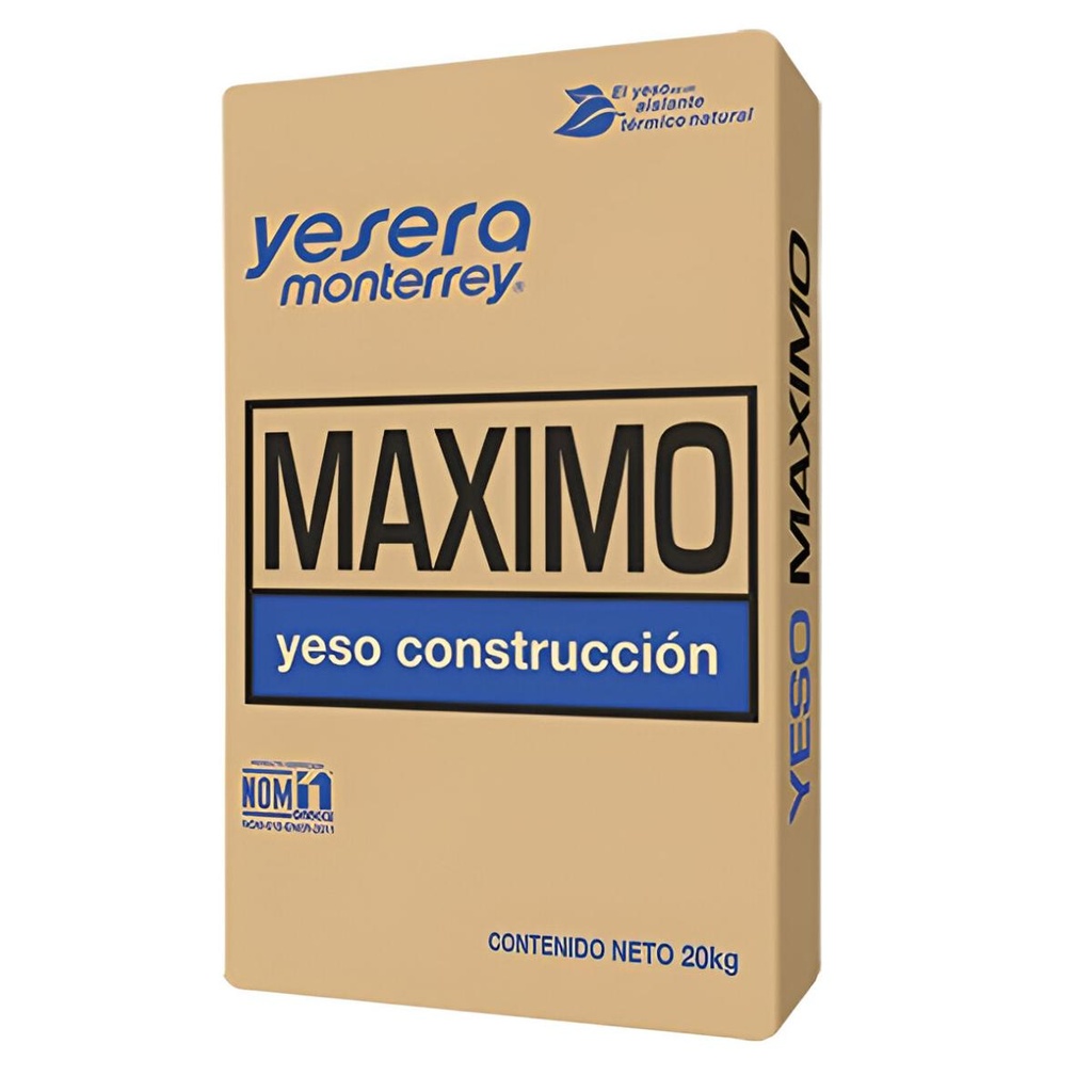 YESO MAXIMO CONSTRUCCION SACO CON 20KG.            