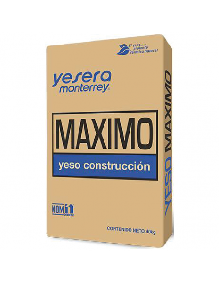 YESO MAXIMO CONSTRUCCION SACO CON 40KG.            