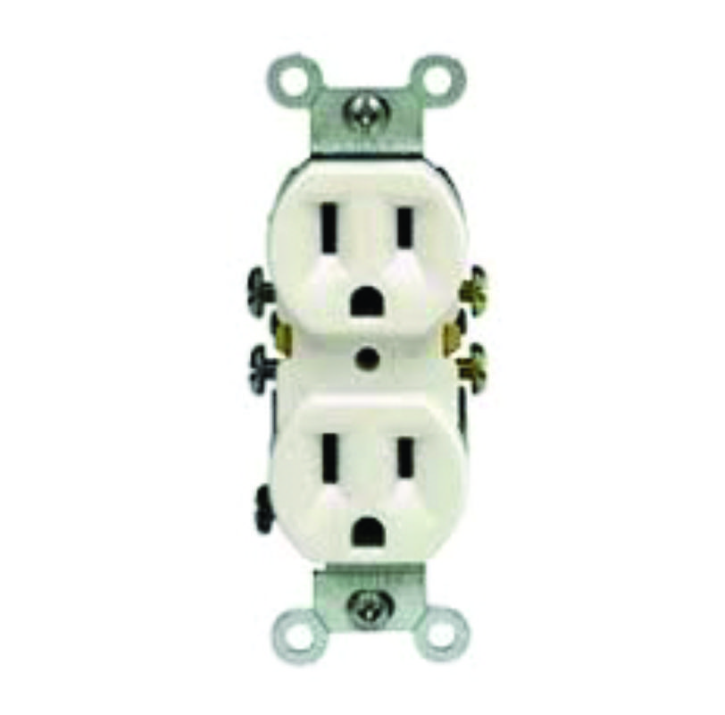 CONTACTO DOBLE POLARIZADO BLANCO 270W ARROW