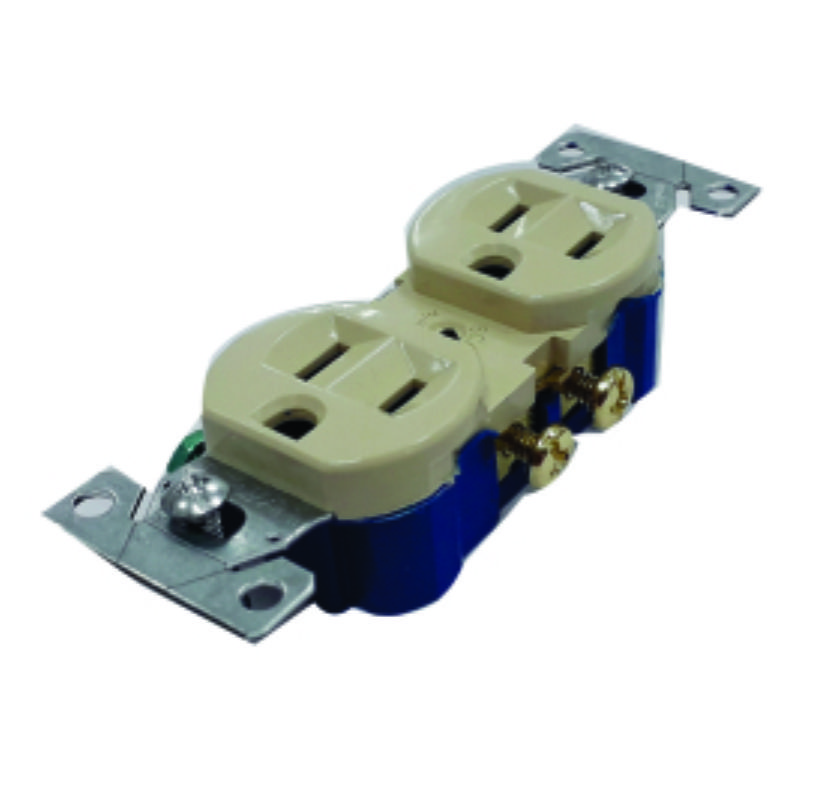 CONTACTO DOBLE POLARIZADO MARFIL COOPER 270V