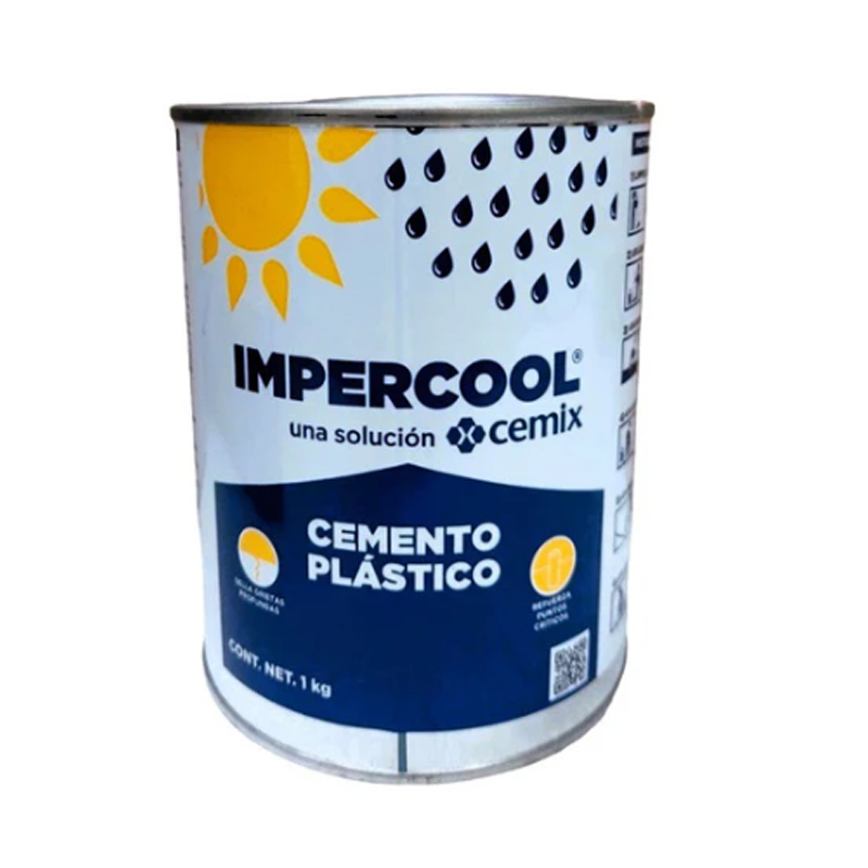 CEMENTO PLASTICO IMPERCOOL 1KG                     