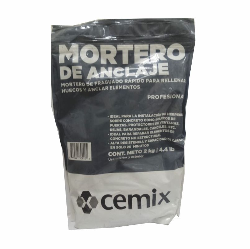 MORTERO DE ANCLAJE 2KG CEMIX                       