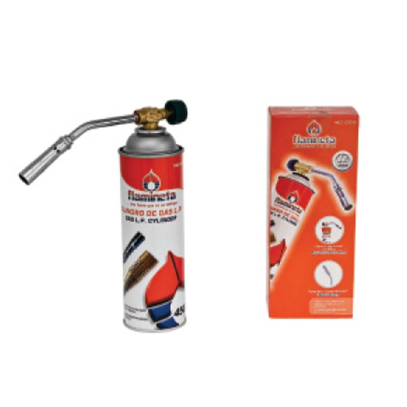 SOPLETE CON TANQUE DE GAS DESECHABLE FLAMINETA     