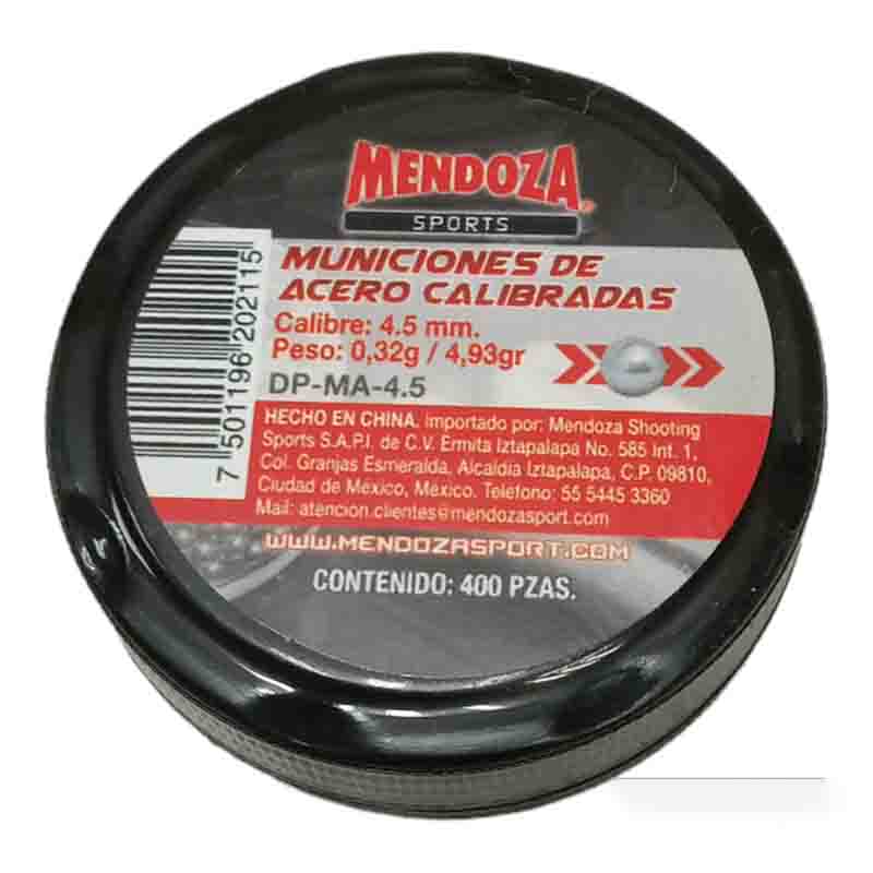 ESTUCHE C/400 MUNICIONES MA-400/DP-MA-4.5 MENDOZA  
