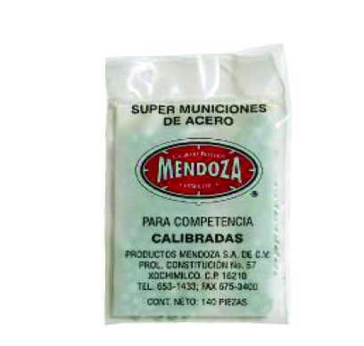 MUNICIONES D/ACERO SOBRE C/140PZS.TEMA-140 MENDOZA 