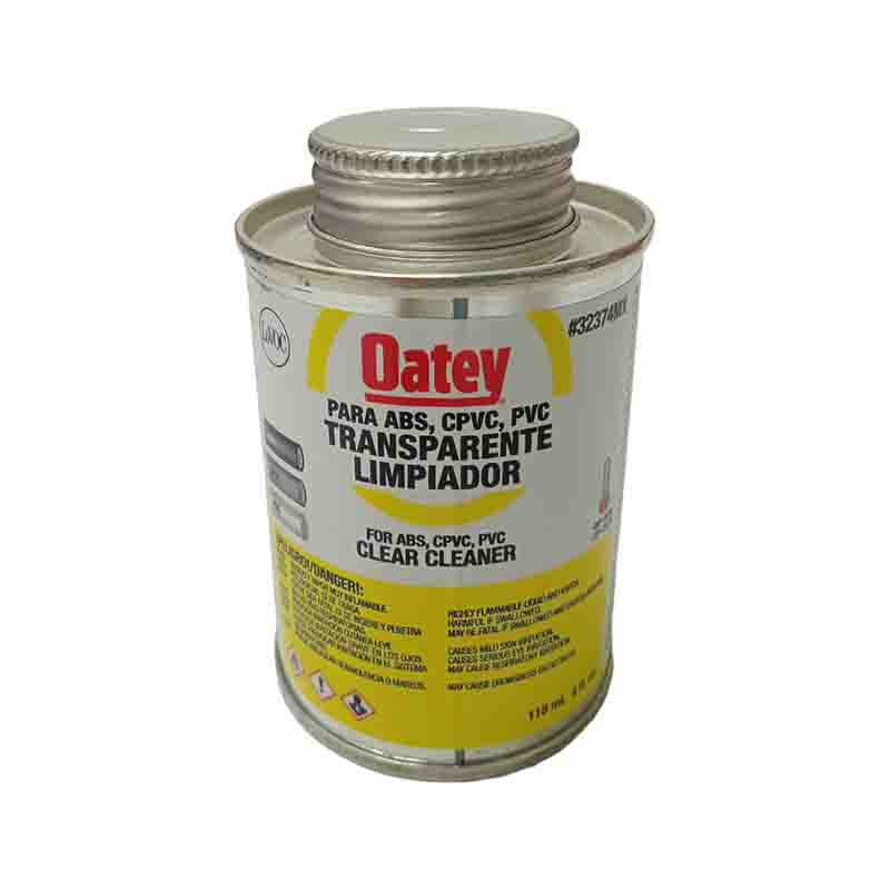 LIMPIADOR PVC/CPVC TRANSP.118ML 32374MX OATEY 4OZ  