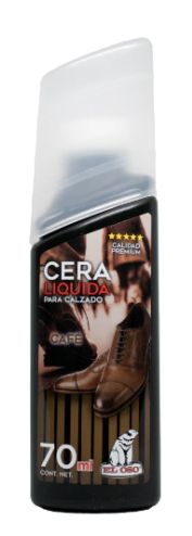 CERA LIQUIDA EL OSO 70ML CAFE 8501A