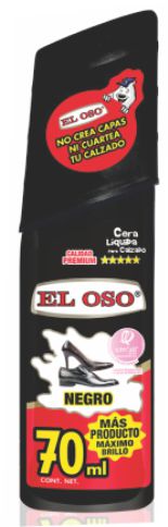 CERA LIQUIDA EL OSO 70ML NEGRO 8500A