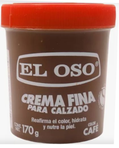 CREMA P/CALZADO EL OSO 170G CAFE 8071AW            