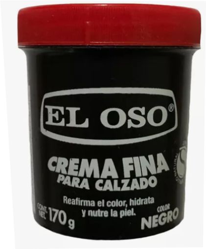 CREMA P/CALZADO EL OSO 170G NEGRA 8070AW           