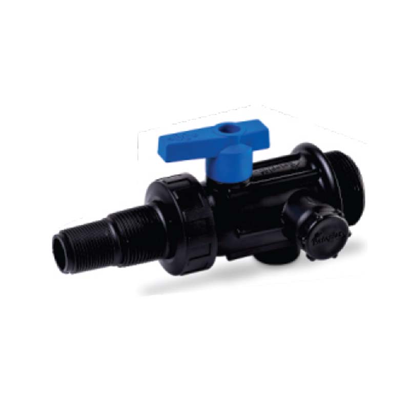 MULTICONECTOR C/VALVULA Y TUERCA UNION ROTOPLAS    
