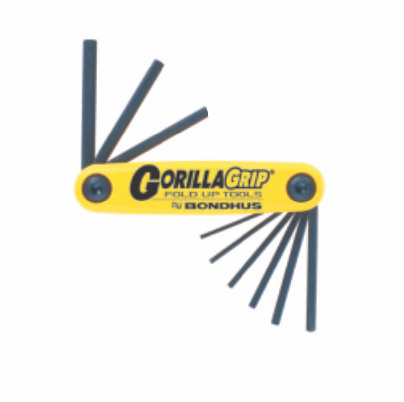JGO.LLAVE HEX.NAVAJA 5/64-1/4 B301-12589 BONDHUS        