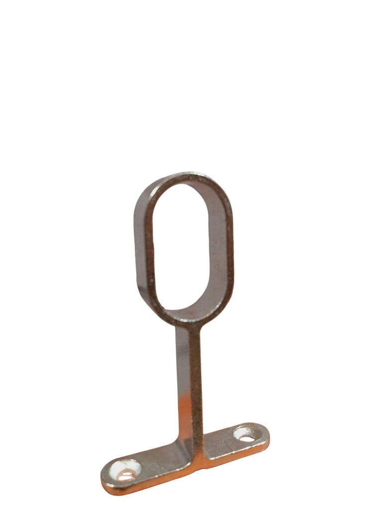 SOPORTE CROMADO PARA TUBO OVALADO 18225